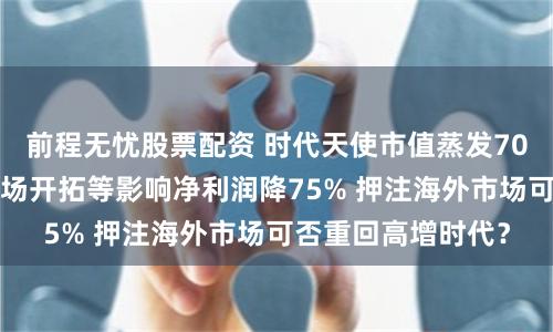 前程无忧股票配资 时代天使市值蒸发700亿：受集采、市场开拓等影响净利润降75% 押注海外市场可否重回高增时代？